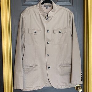 Kenneth Cole Tan Military Jacket